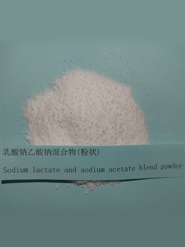 Sodium lactate and sodium acetate blend powder